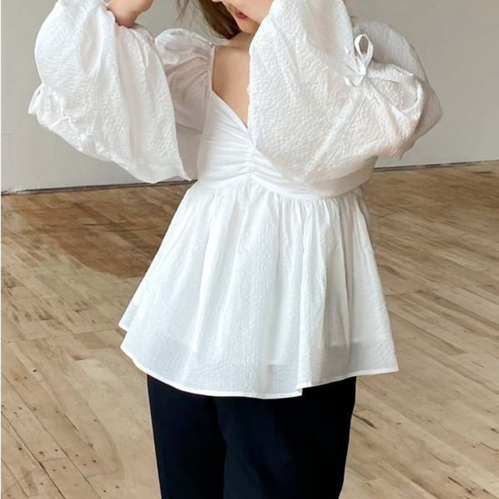 NWOT - Naya Rhea Nikita White Blouse UK8/US4 - $282